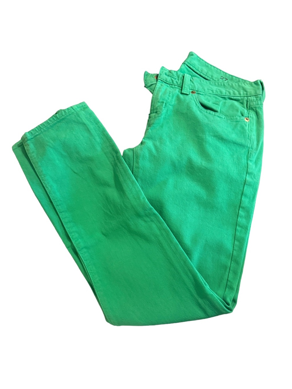 J. Crew Women's Skinny Jeans in Bright Green - Picture 3 of 6
